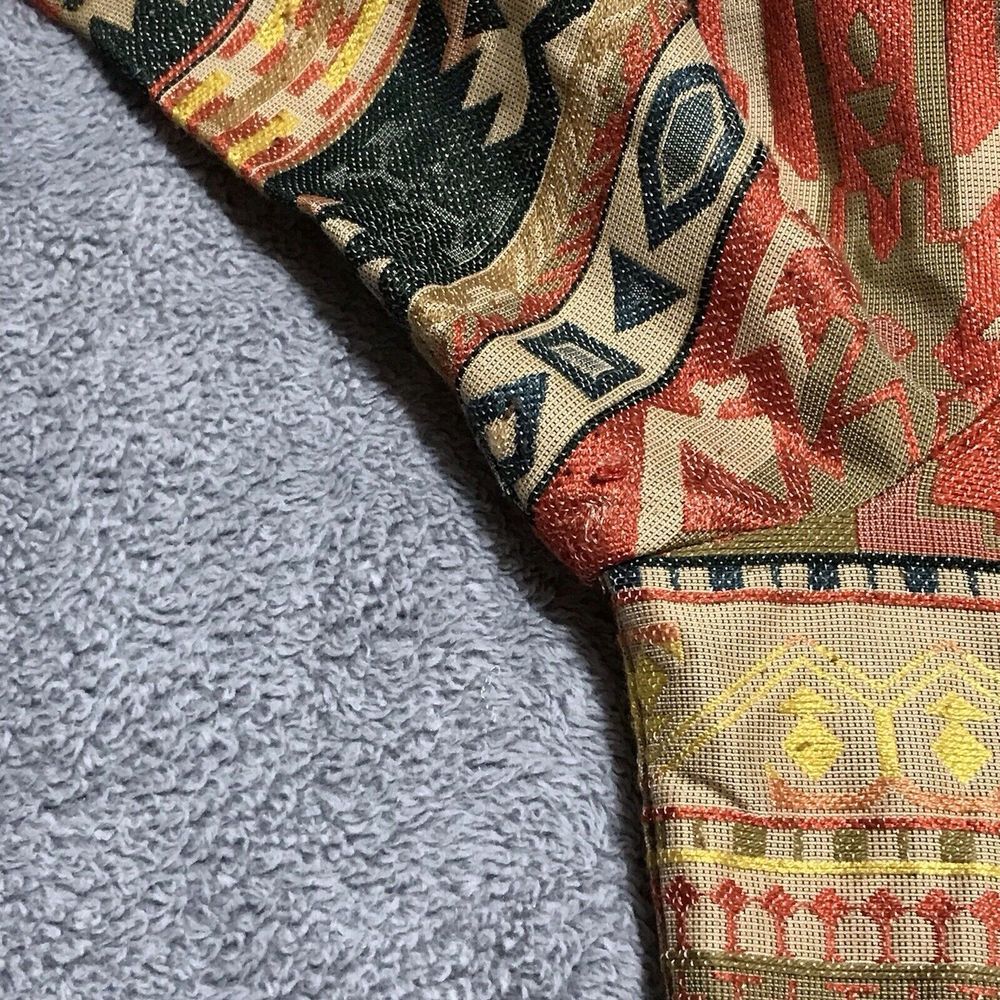 Chico's Womens Mayan Sunset Cebia‎ Jacket Southwestern Aztec Blazer Size 3 - Picture 9 of 12